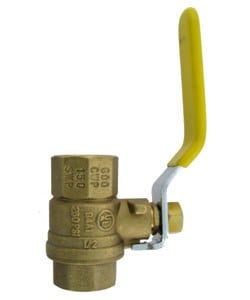 CL303-05 = Ball Valve 1/2'' (Inlet/Outlet) for Hoffman JEL3 Steam Cleaner  (#015634)