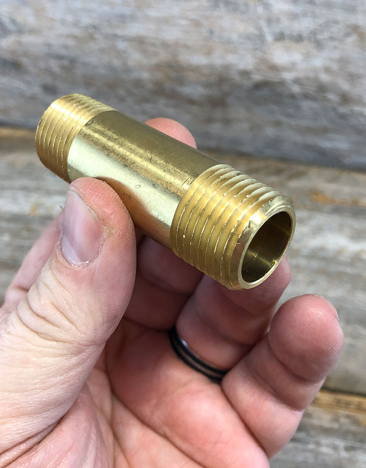 CL303-21 = Brass Nipple Connector for Hoffman JEL3 (#05897)
