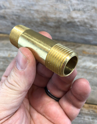 CL303-21 = Brass Nipple Connector for Hoffman JEL3 (#05897)