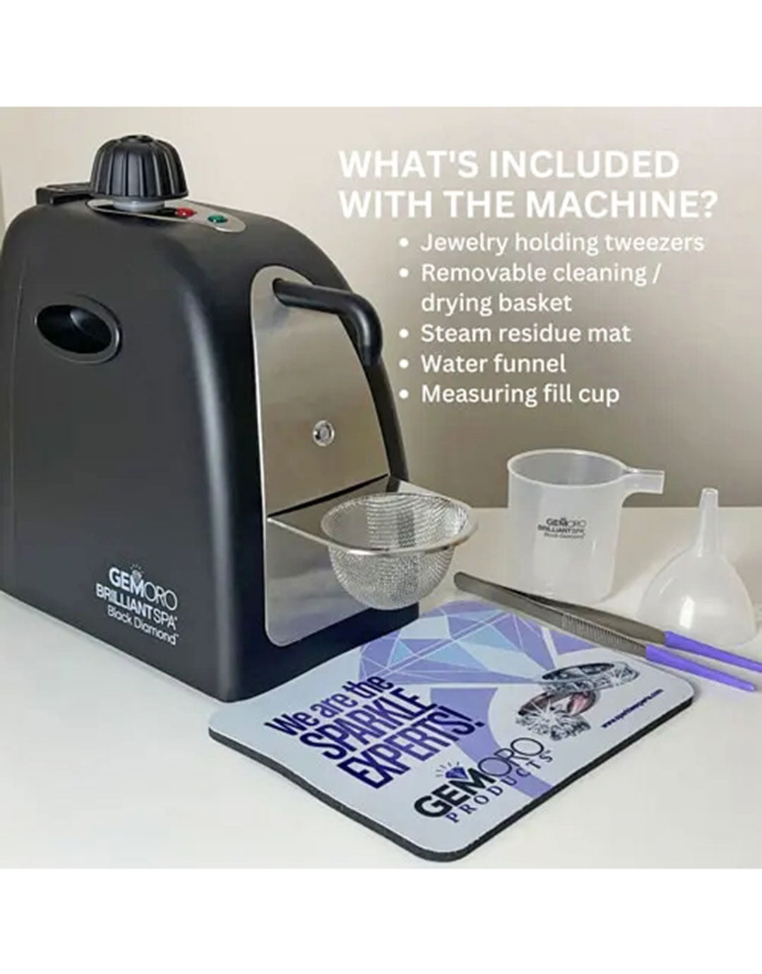 CL362 = GemOro Brilliant Spa Black Diamond Steam Cleaner