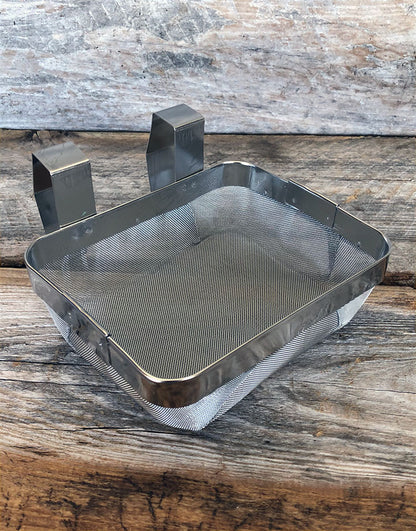 CL5800F = Ultrasonic Basket - Extra Fine Mesh - 4-7/8" x 3-7/8" x 1-3/8" D