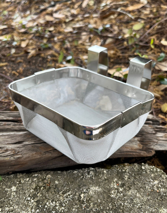 CL5800F = Ultrasonic Basket - Extra Fine Mesh - 4-7/8" x 3-7/8" x 1-3/8" D