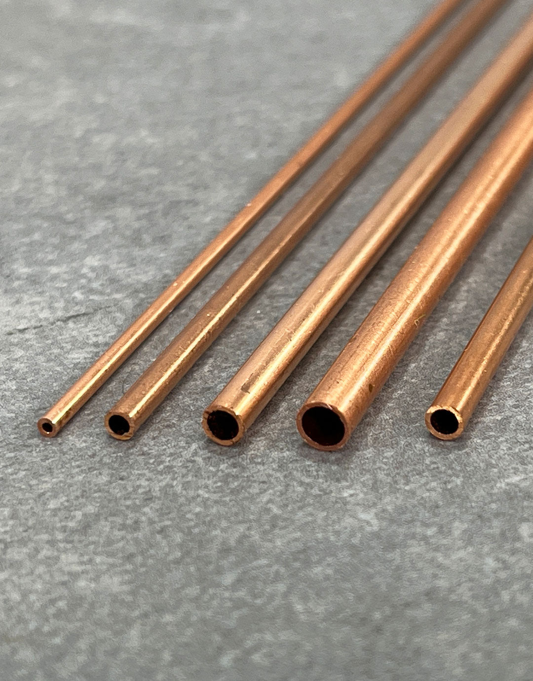 CRT = Round Copper Tubing 12'' long **Choose Size**