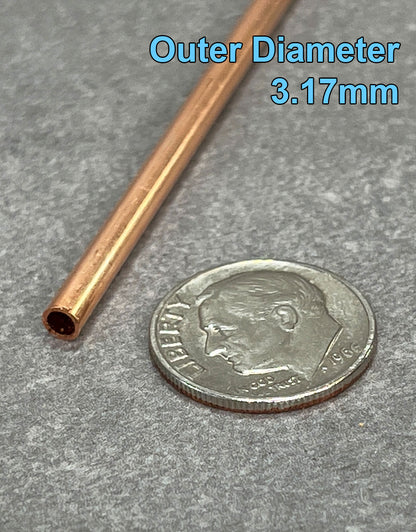 CRT = Round Copper Tubing 12'' long **Choose Size**