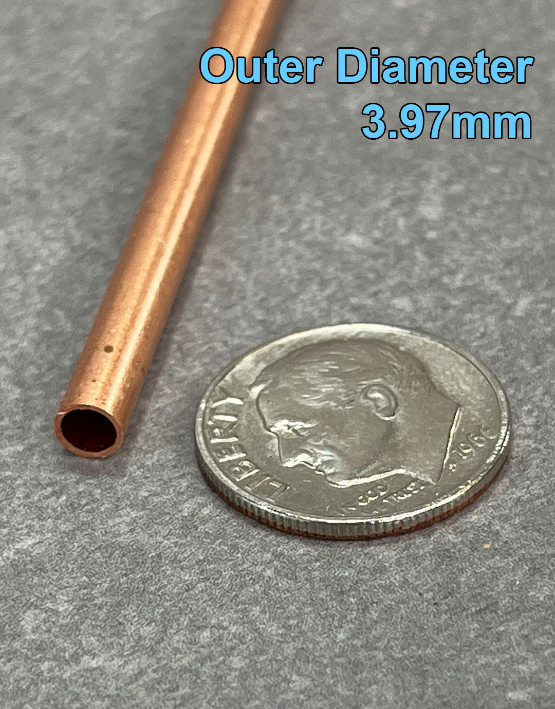 CRT = Round Copper Tubing 12'' long **Choose Size**