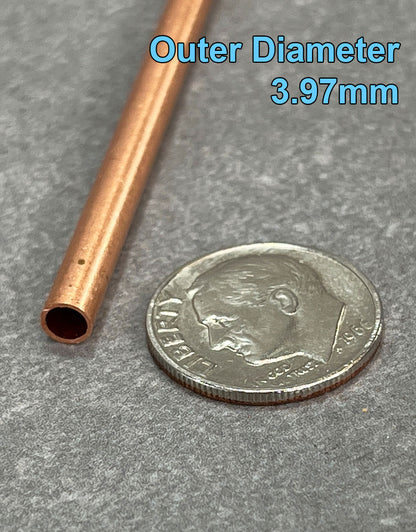 CRT = Round Copper Tubing 12'' long **Choose Size**