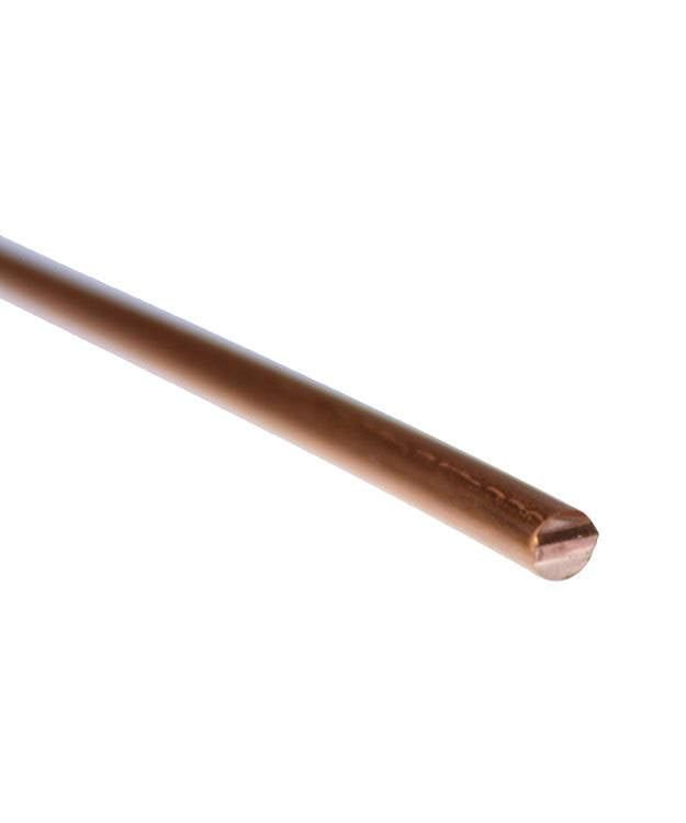 CRW08 = Copper Round Wire 8 Gauge / 3.20 mm  (By the Foot)