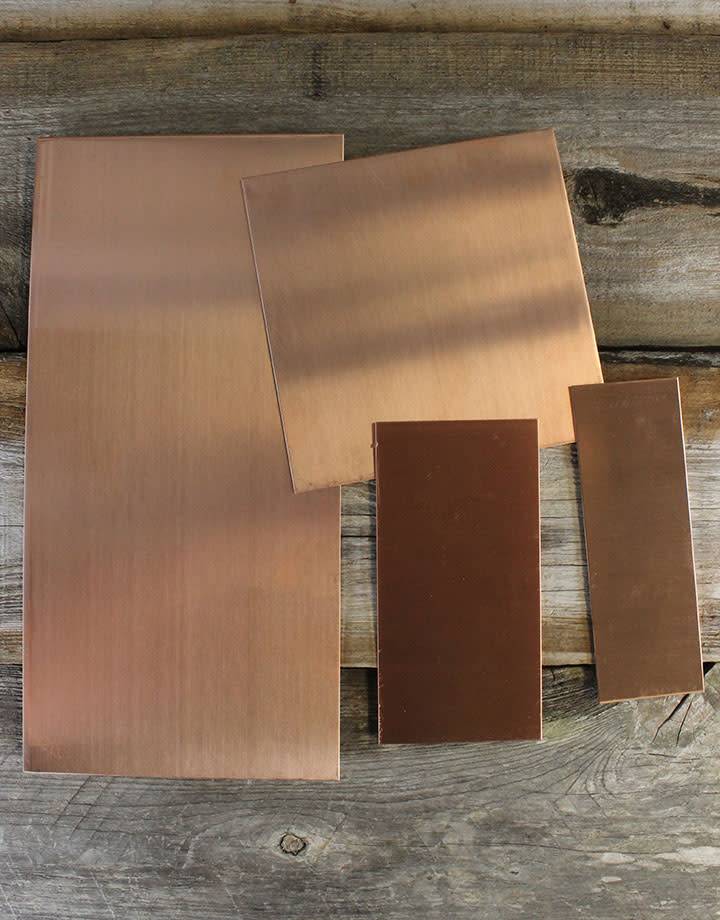 CS18 = Copper Sheet & Strips 18ga (Choose Size)