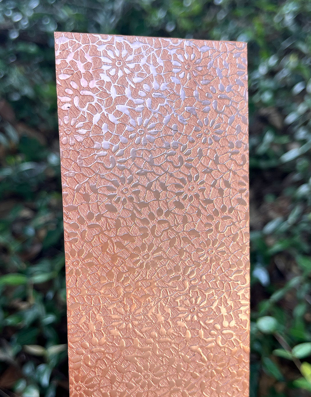 XSP246 = Pattern Metal Sheet "Floral" 2-1/2" wide 24ga