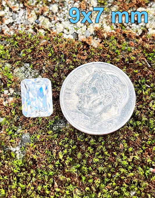 CZEM = Cubic Zirconia Emerald Shape