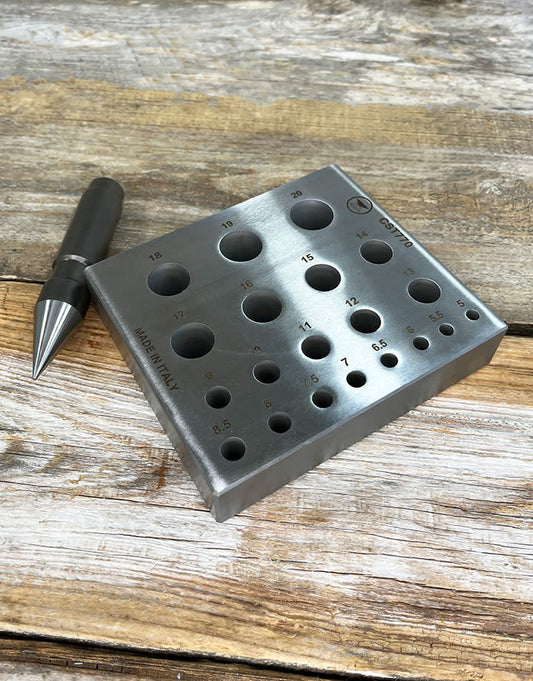 DA1132 = Round Steel 17deg Bezel Block 5-20mm