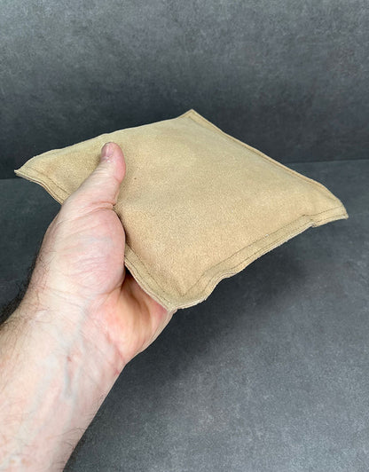 DA5727 = Leather Sand Bag Square 7'' x 7''