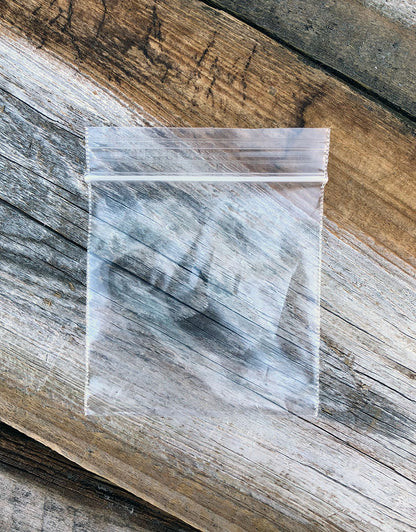 Recloseable Plastic Bags (Choose Size)