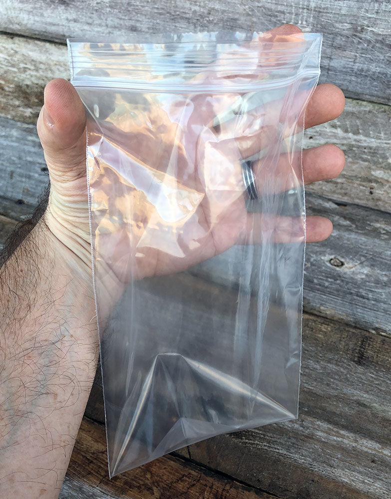 Recloseable Plastic Bags (Choose Size)