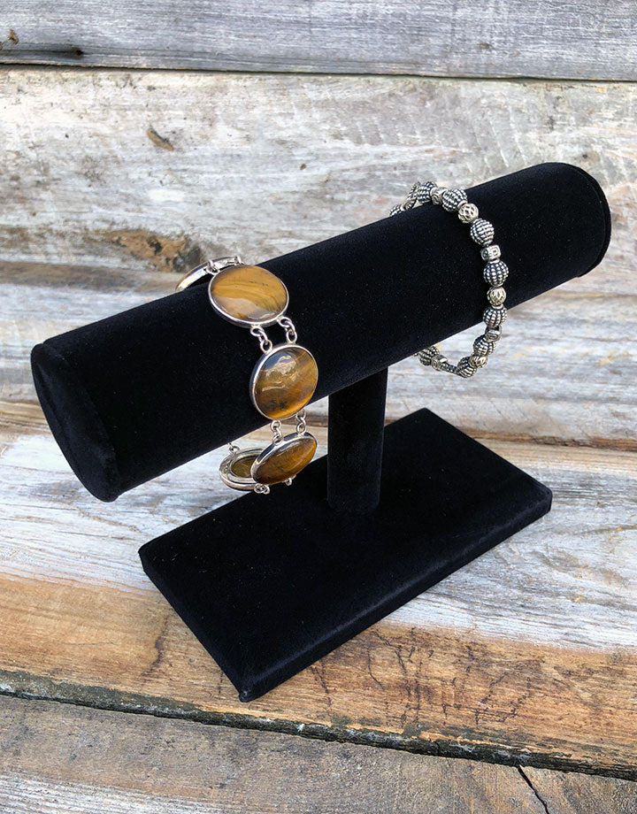 DBR1190 = Value Velvet Bracelet T Bar 7''W x 5''H
