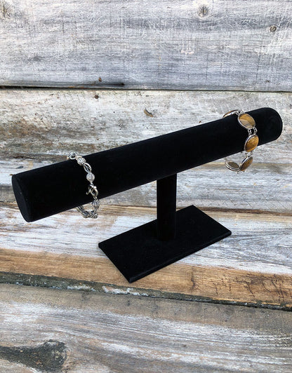 DBR1198 = Light Weight Value Velvet Bracelet T Bar 12''W  x 5'' W