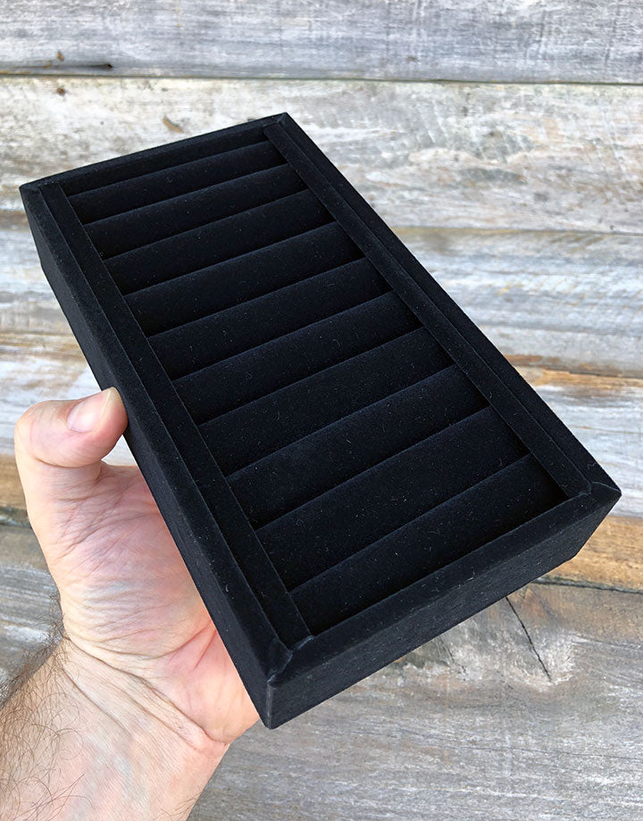 DBR1210 = Value Velvet Bangle Tray Holds 9 Bangles