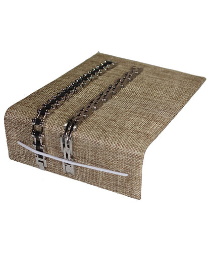 DBR3241 = Burlap Multi Bracelet Ramp