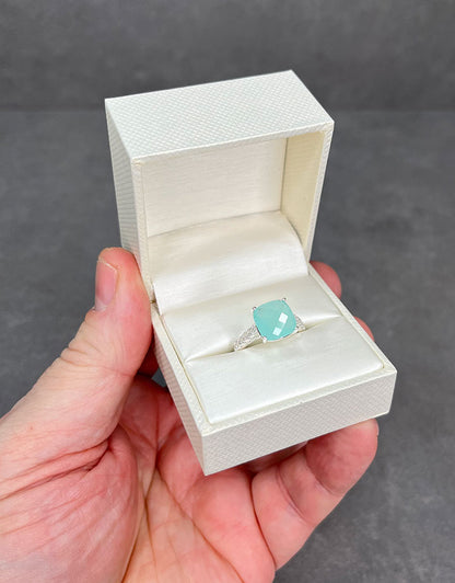 DBX1503 = Champagne Shimmer Ring Box