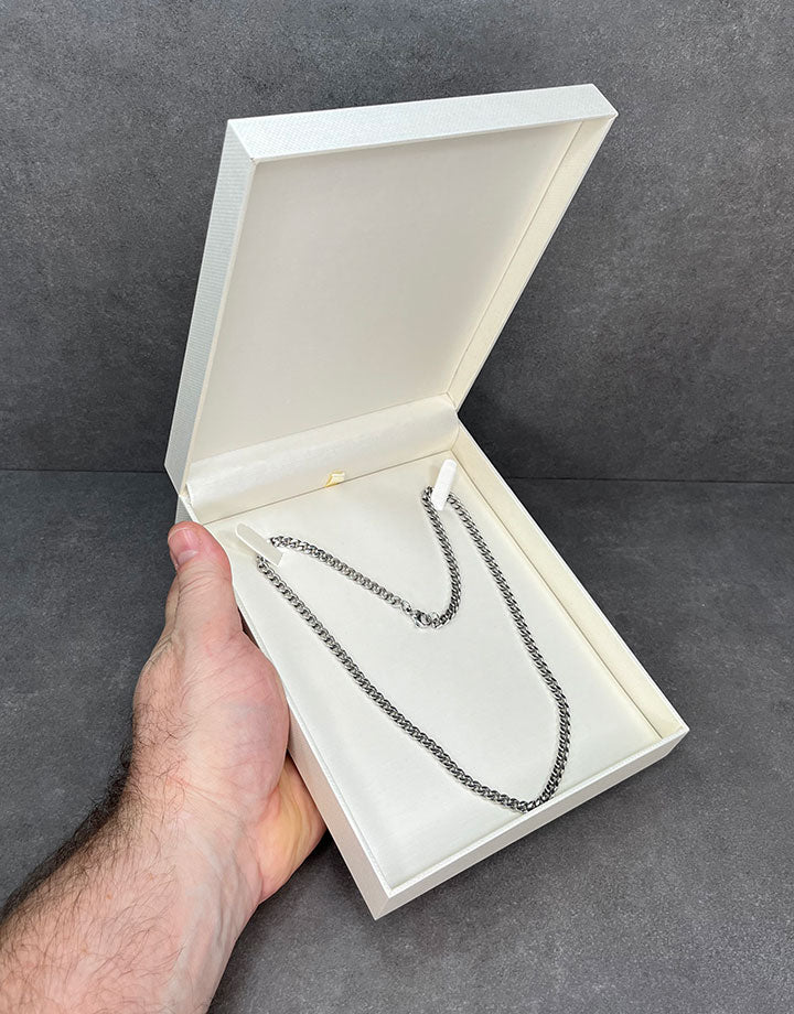 DBX1570 = Champagne Shimmer Necklace Box