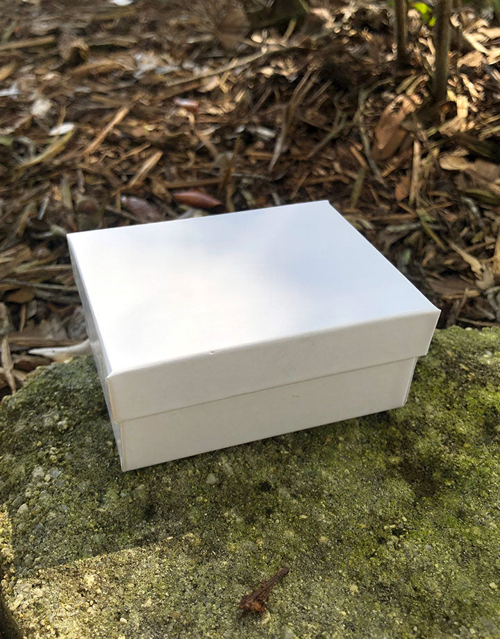 DBX1712 = Blue Satin Metal Earring / Pendant Box
