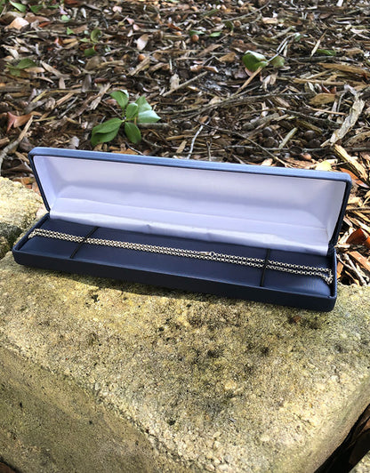 DBX1715 = Blue Satin Bracelet / Watch Box