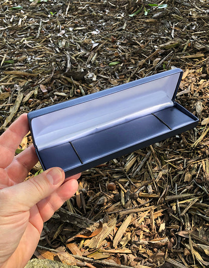 DBX1715 = Blue Satin Bracelet / Watch Box