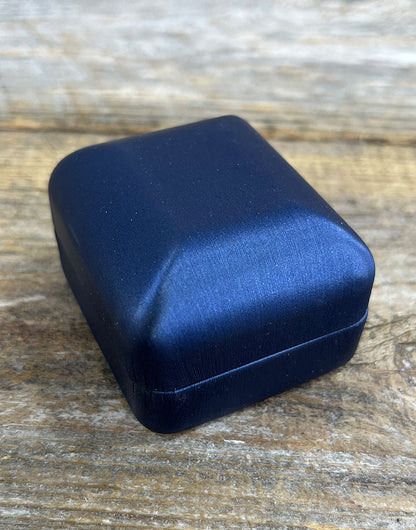 DBX1746 = Blue Satin Metal Earring Box