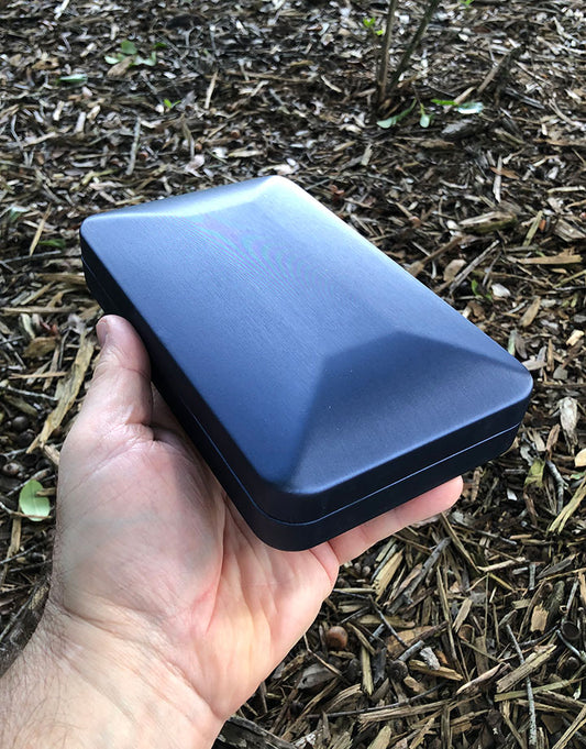 DBX1770 = Blue Satin Metal Necklace Box