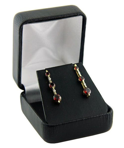 DBX1902E = Leatherette Earring Box Black (EACH)