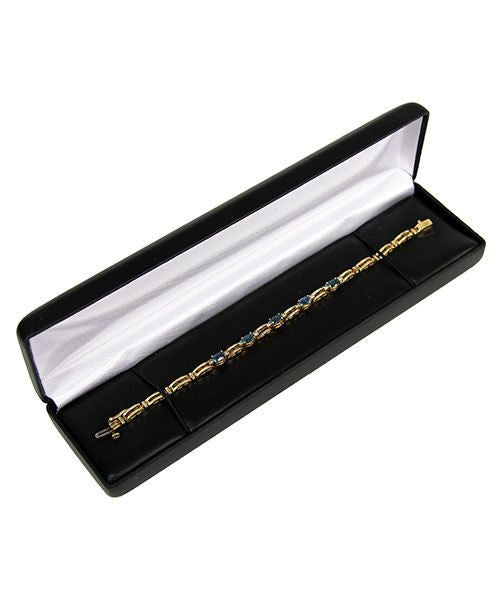 DBX1909 = Leatherette Bracelet Box Black (EACH)