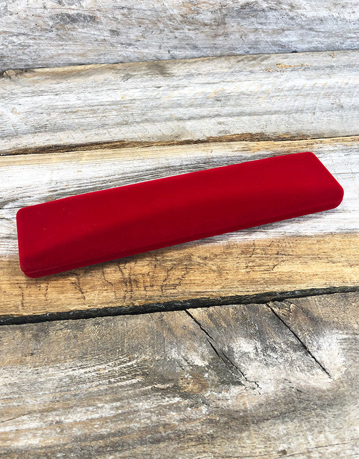 DBX2209 = Red Value Velvet Bracelet Box (Each)