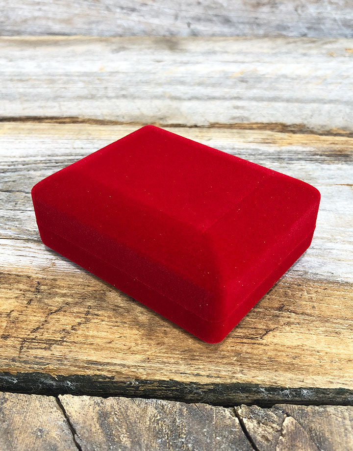 DBX2215 = Red Value Velvet Small Pendant Box (Each)