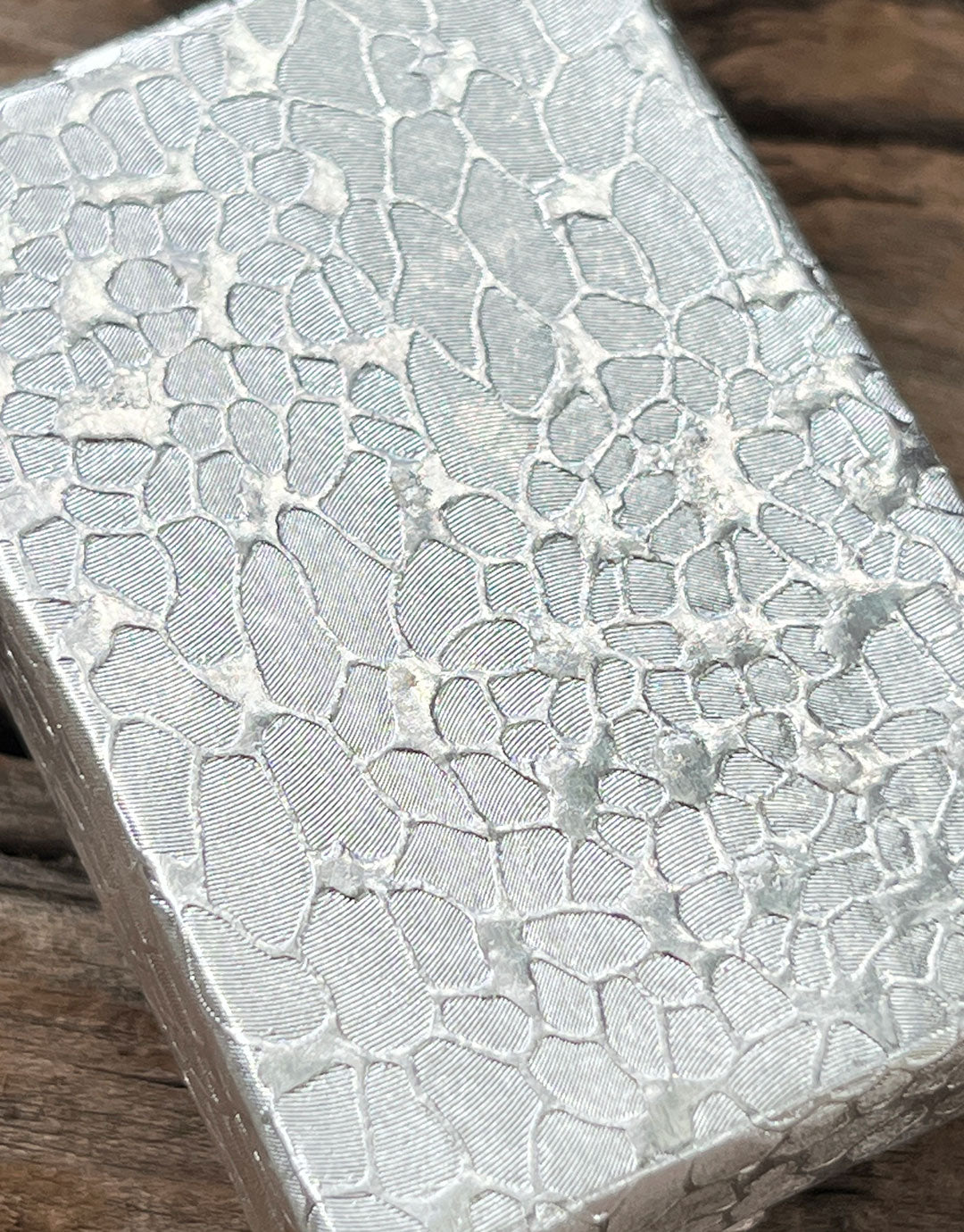 DBX2810S = BOXES - COTTON FILLED SILVER FOIL 1-7/8 x 1-1/4 x 5/8'' CASE 100