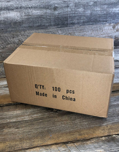 DBX2821G = BOXES - COTTON FILLED GOLD FOIL  2-5/8'' x 1-1/2'' x 7/8''   CASE 100