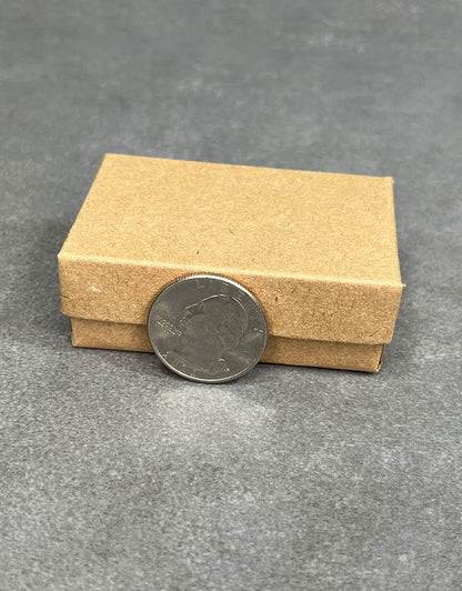 DBX2821K = BOXES - COTTON FILLED KRAFT  2-5/8'' x 1-1/2'' x 7/8''   CASE 100