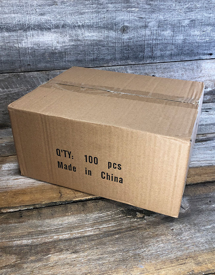 DBX2821S = BOXES - COTTON FILLED SILVER FOIL  2-5/8'' x 1-1/2'' x 1''  CASE 100