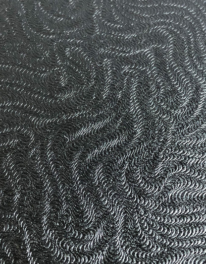 DBX2833B = BOXES - COTTON FILLED BLACK SWIRL  3-1/2'' x 3-1/2'' x 1''  CASE 100