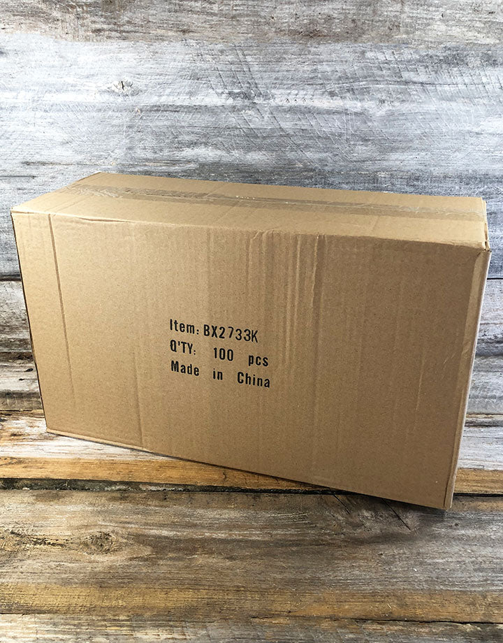DBX2833K = Cotton Filled Box Kraft Color 3-1/2'' x 3-1/2'' x 1''  (Case of 100)