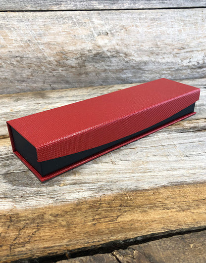 DBX4153 = Deluxe Magnetic Red/Black Bracelet/Watch Box