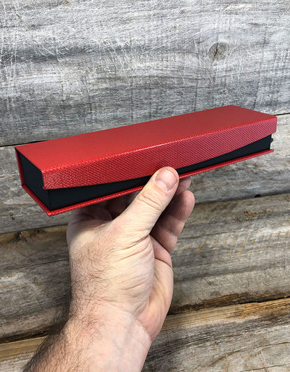 DBX4153 = Deluxe Magnetic Red/Black Bracelet/Watch Box