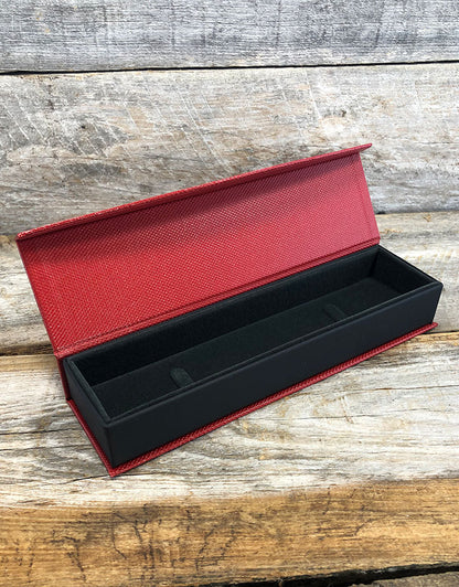 DBX4153 = Deluxe Magnetic Red/Black Bracelet/Watch Box