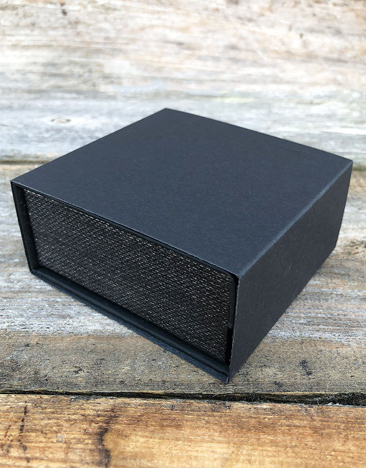 DBX4251 = Deluxe Magnetic Black/Silver Combination Box 3-3/8" x 3-3/8" (Each)