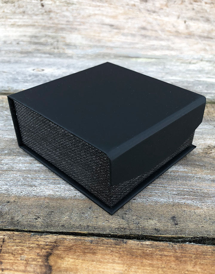 DBX4251 = Deluxe Magnetic Black/Silver Combination Box 3-3/8" x 3-3/8" (Each)