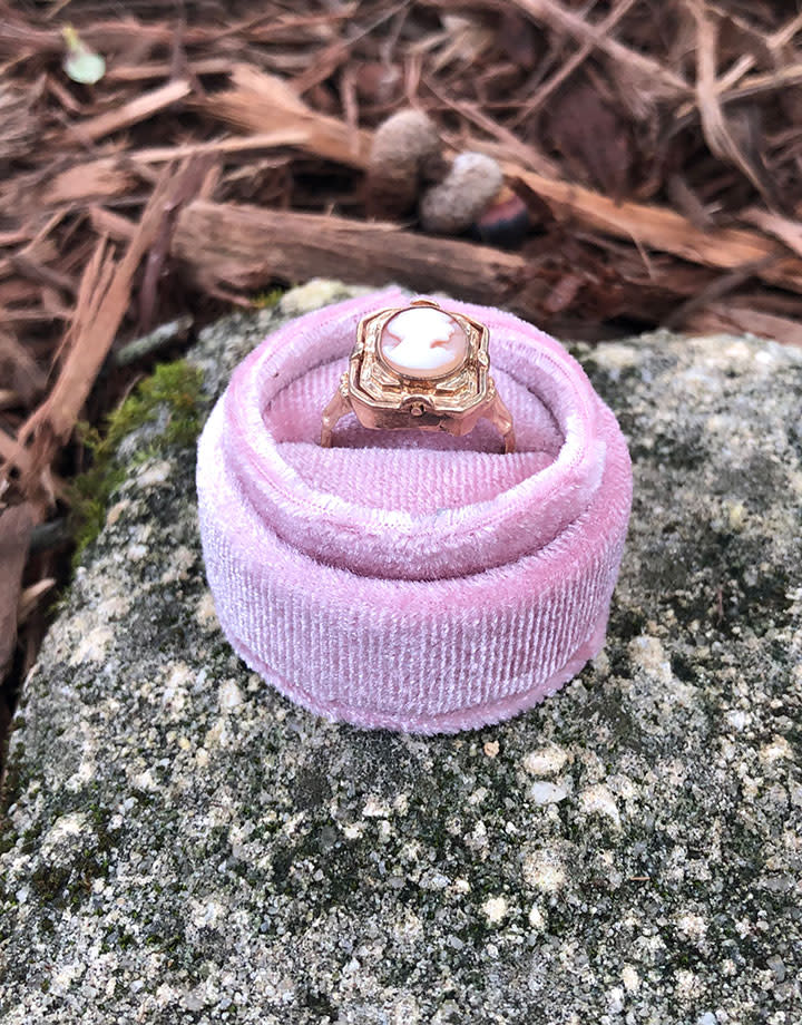 DBX6200P = Round Velvet Ring Tube Box Pink  (each)