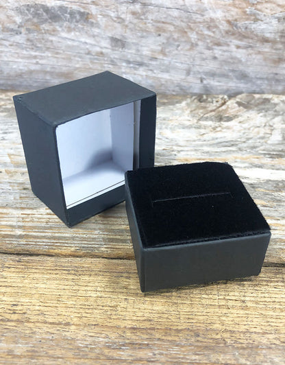 DBX6300 = Matte Black Ring Box (Dozen)