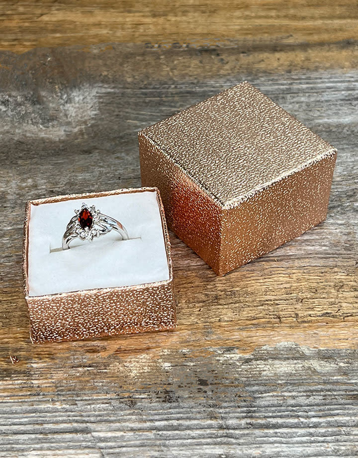 DBX6301 = Rose Gold Ring Box (Dozen)