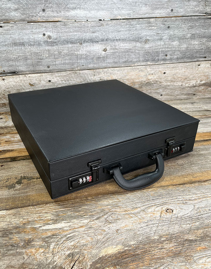 DCA1726 = Sample Jewelry Attache'  Case with Faux Leatherette Covering