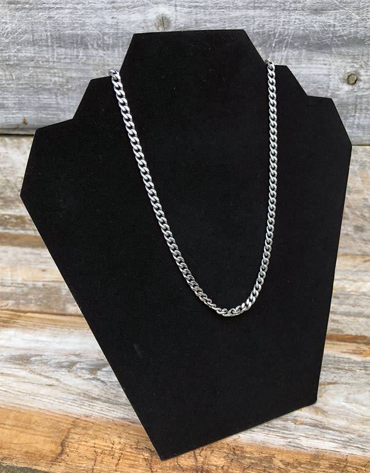 DCH1610 = Flocked Necklace Easel Multi Chain 8-1/4'' x 9-3/8''H (Pkg of 3)