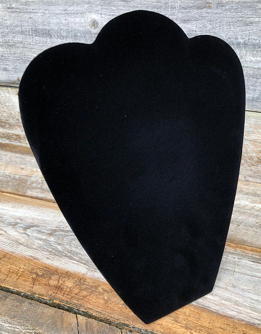 DCH1676 = Value Velvet Padded Necklace Easel 10-3/4"H